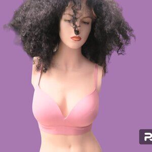 PINK Victoria's Secret wear everywhere wireless push up bra love pink in cursive